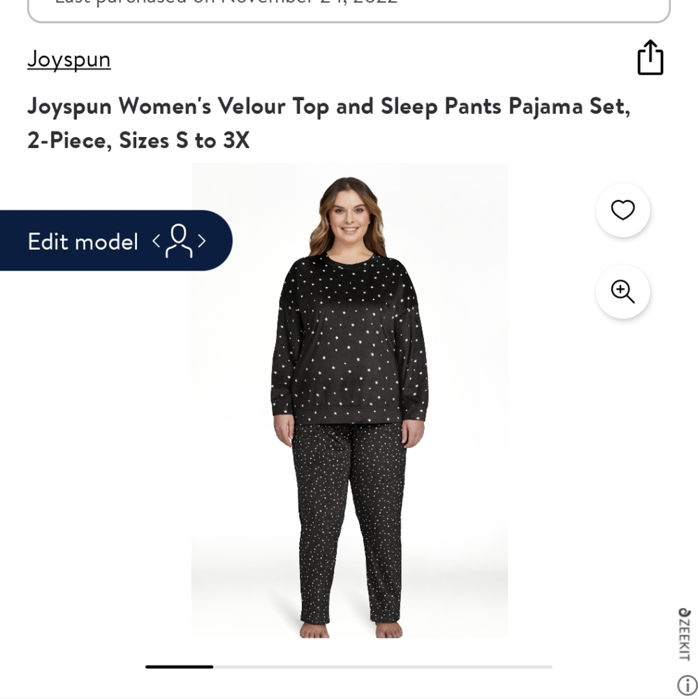 Fleece pajama set